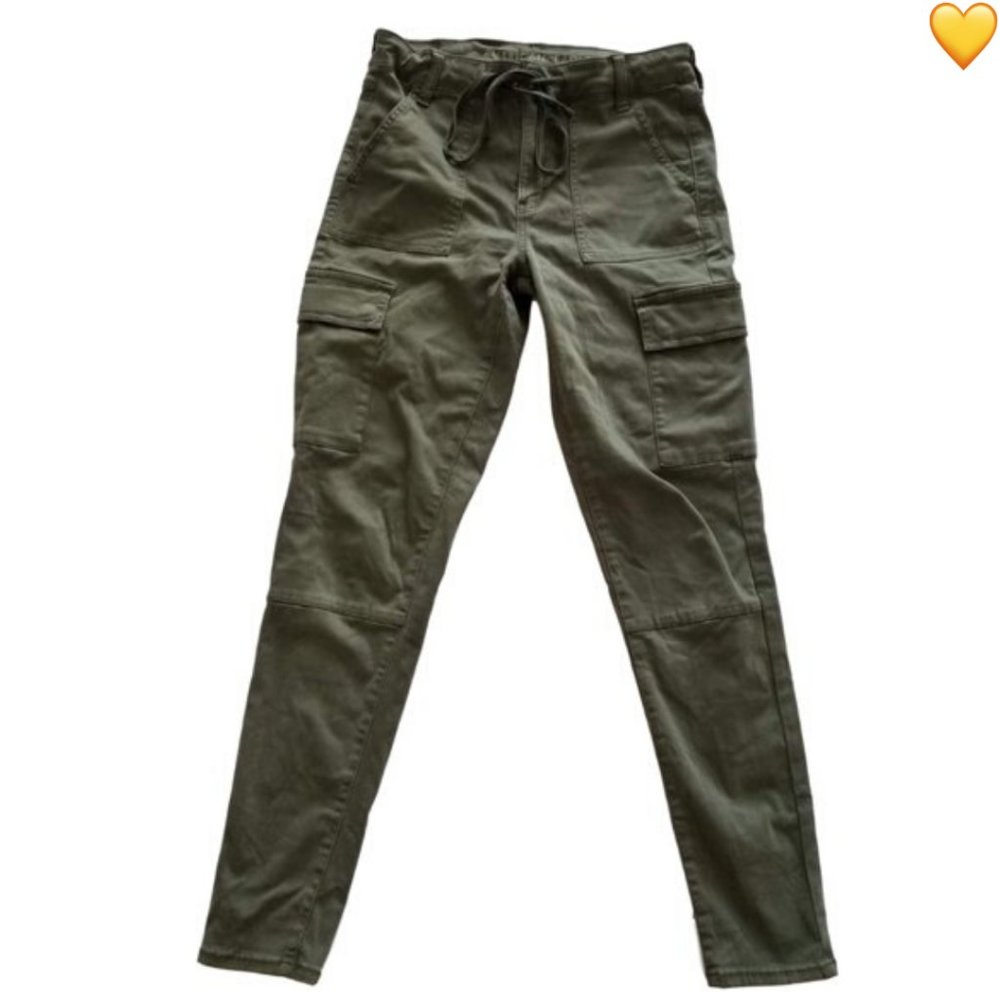 American Eagle Green Skinny Pants Size 8